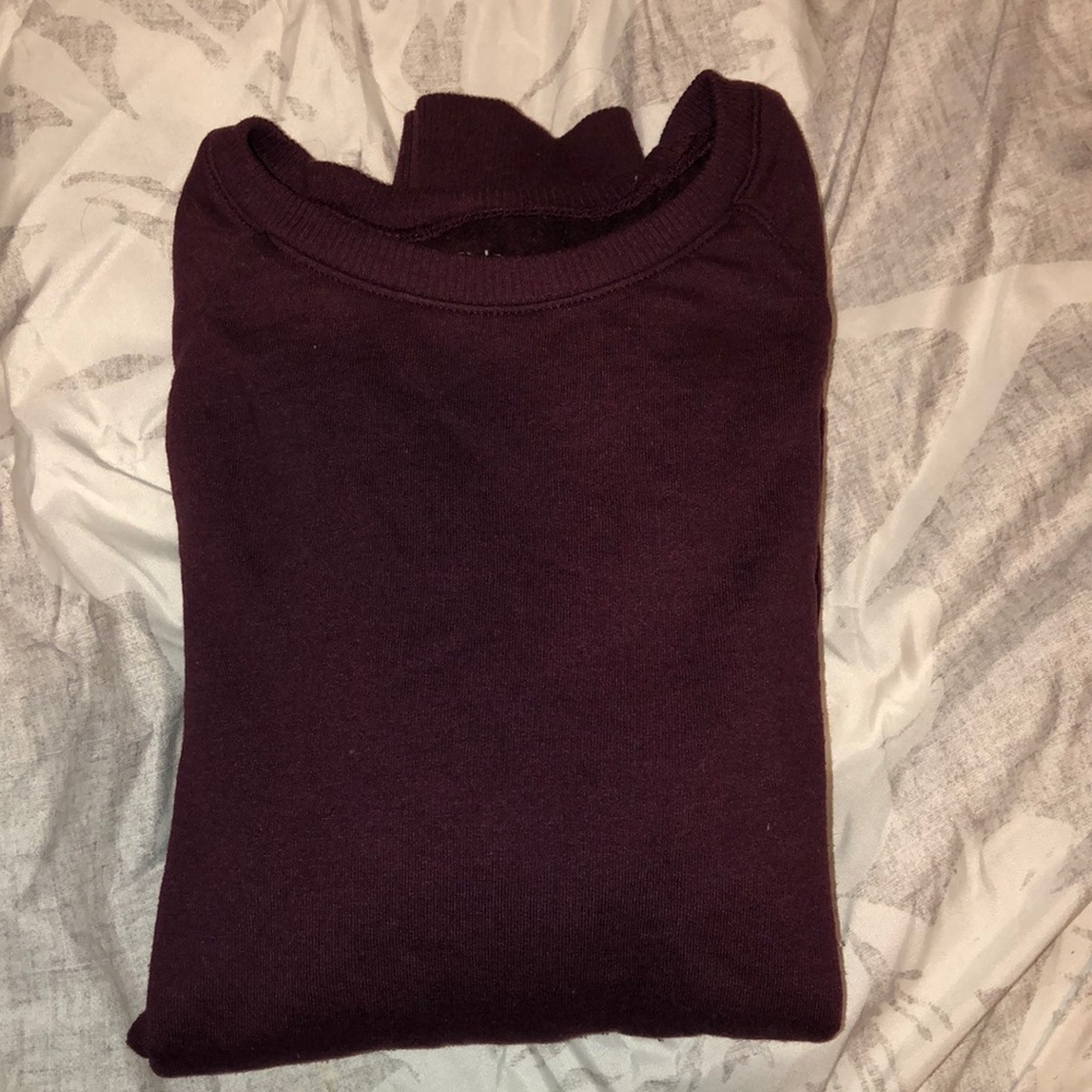 Maroon crew neck